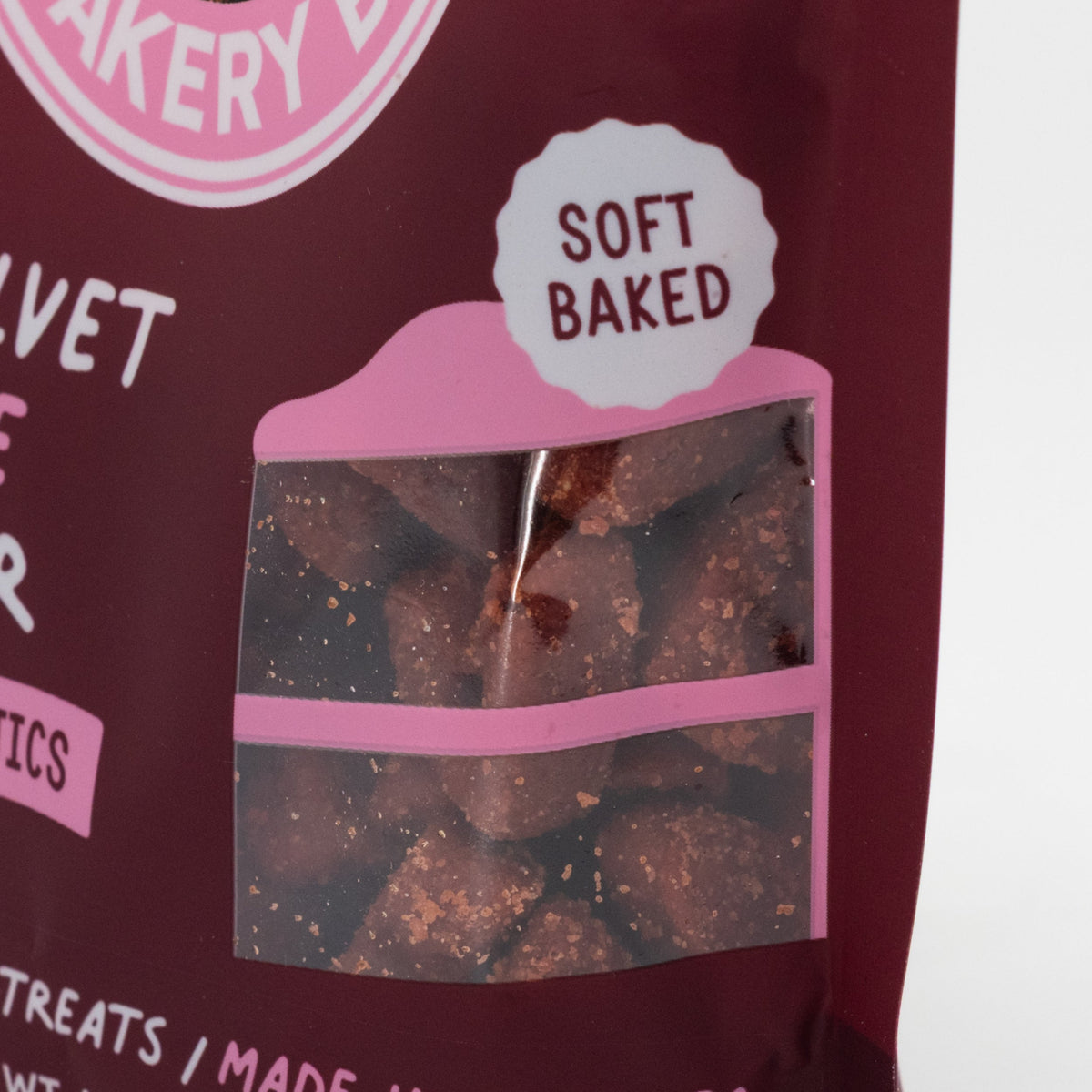 Red Velvet Pro Bakery Bites with Probiotic | 6 oz | Brenmar