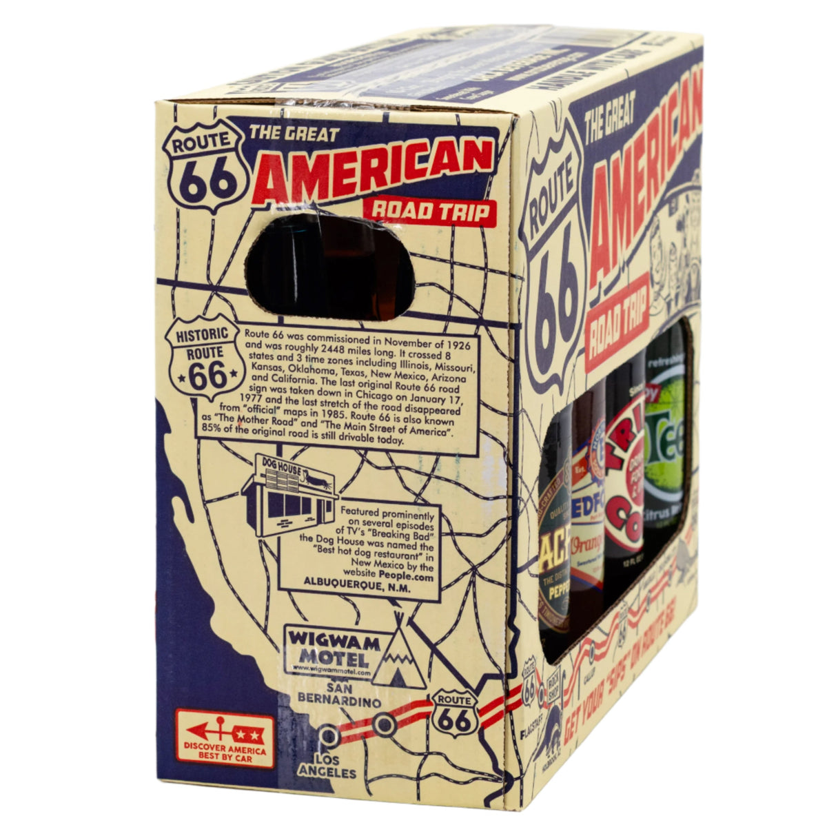The Great American Road Trip Vintage Soda 10 Pack | 5 Flavors | Brenmar
