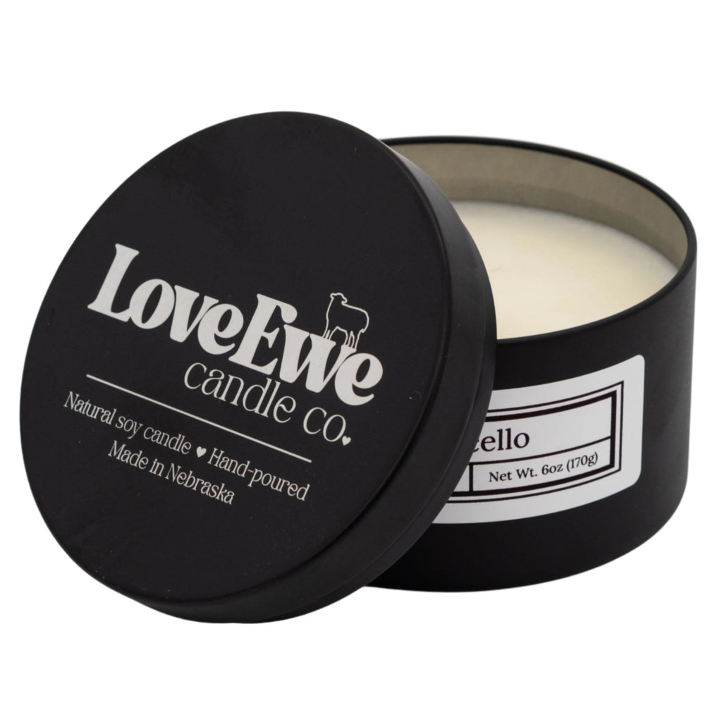 Limoncello Scented Candle | 6 oz | Love Ewe Candle Company