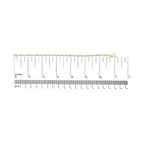 10k Yellow Gold 1.00 Cttw Baguette-Cut Channel Diamond Link Bracelet