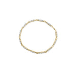 10k Yellow Gold 1.00 Cttw Diamond 3 Stone Link Bracelet (I-J Color, I1-I2 Clarity) -7.25" Inches