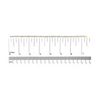 10k Yellow Gold 1.00 Cttw Diamond 3 Stone Link Bracelet (I-J Color, I1-I2 Clarity) -7.25" Inches