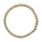 10K Yellow Gold 3.0 Cttw Diamond S-Link Bracelet