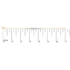 10K Yellow Gold Plated .925 Sterling Silver 1.50 Cttw Lab Grown Diamond Bezel Set Bracelet