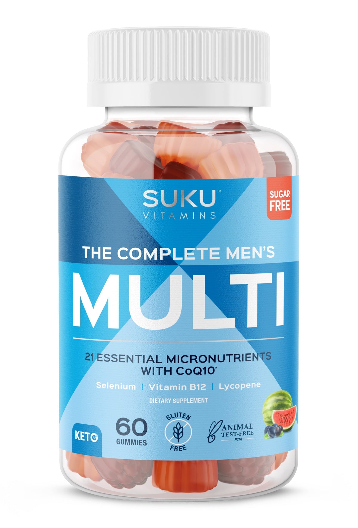 Suku Vitamins Complete Men's Multi Gummies, 60 ct
