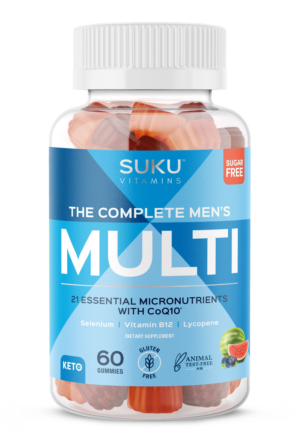 Suku Vitamins Complete Men's Multi Gummies, 60 ct