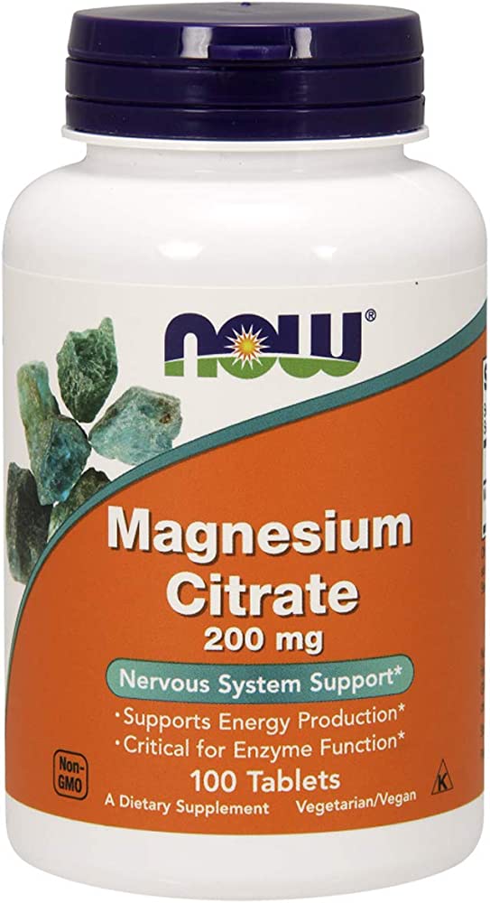 Now Foods Magnesium Citrate - 100 Tablets - 1 Each