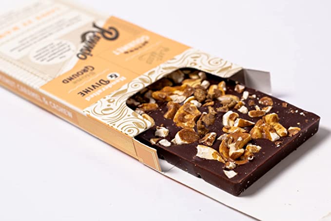 Coconut Caramel & Crushed Cashew Bark