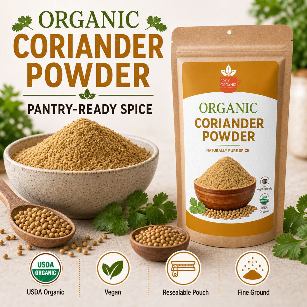 Organic Coriander Powder – Ground Dhania for Curries