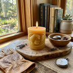 Best Dad in the World Beeswax Candle
