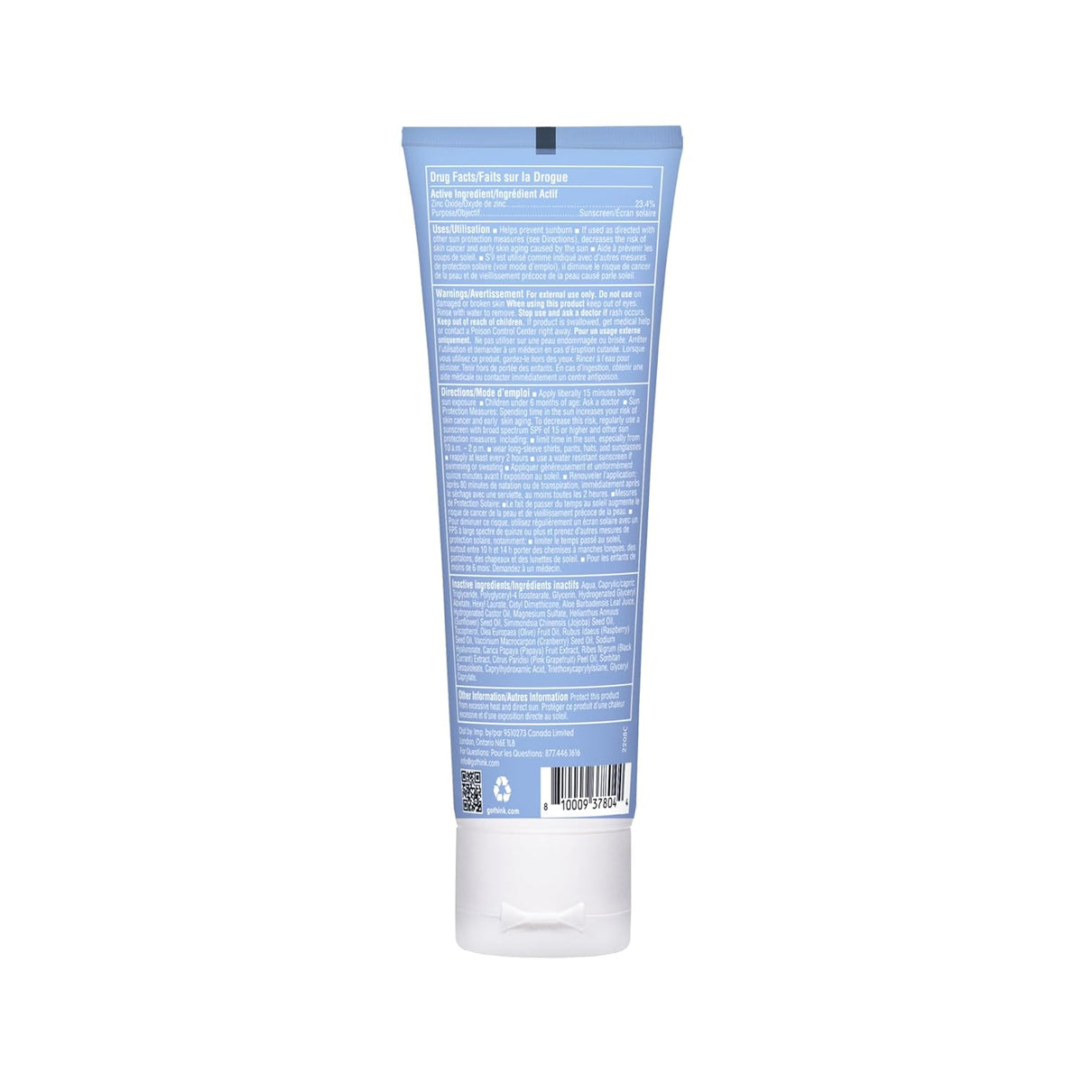 Thinksport Sunscreen SPF 50+, 3 fl oz (Case of 2)