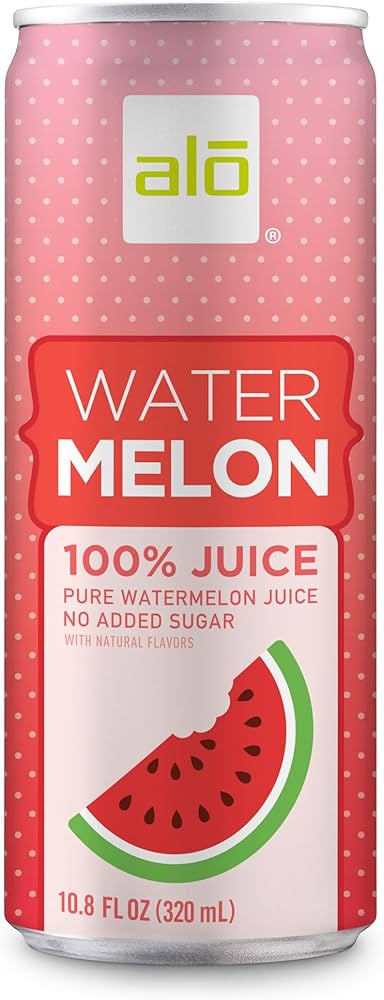 Alo Watermelon Juice Drink, 10.8 fl oz (Case of 12)