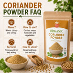 Organic Coriander Powder – Ground Dhania for Curries