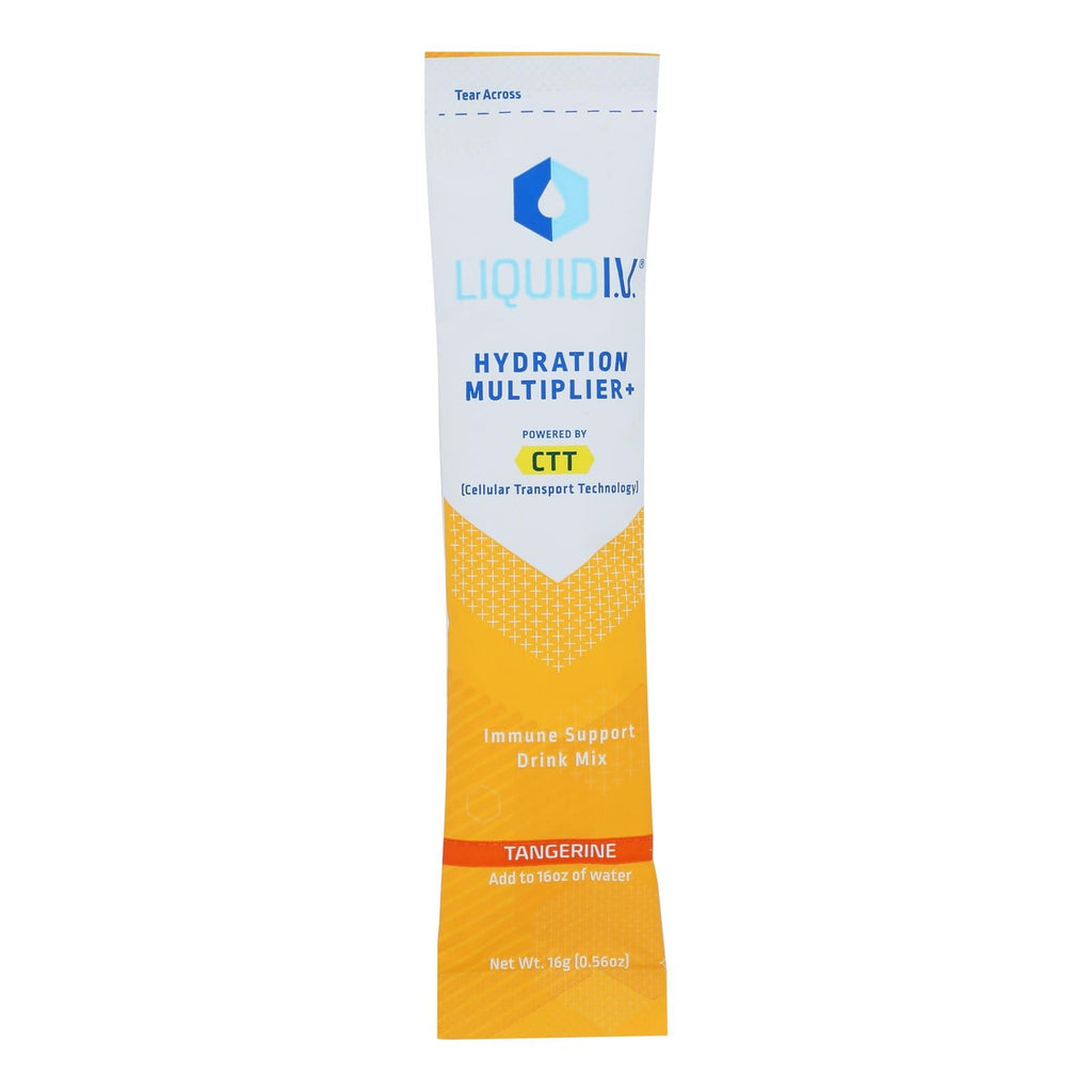 Liquid I.V.(Pack of 8) - .56 Oz Drink Mix Hydrating Immune Support Tangerine