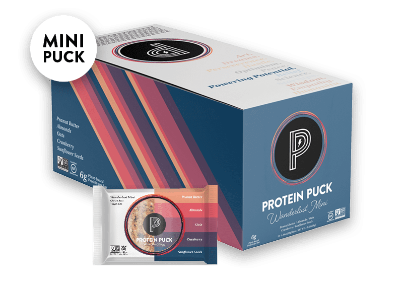 Protein Puck Wanderlust Peanut Butter Cranberry Bar, 1.34 oz (Case of 12)