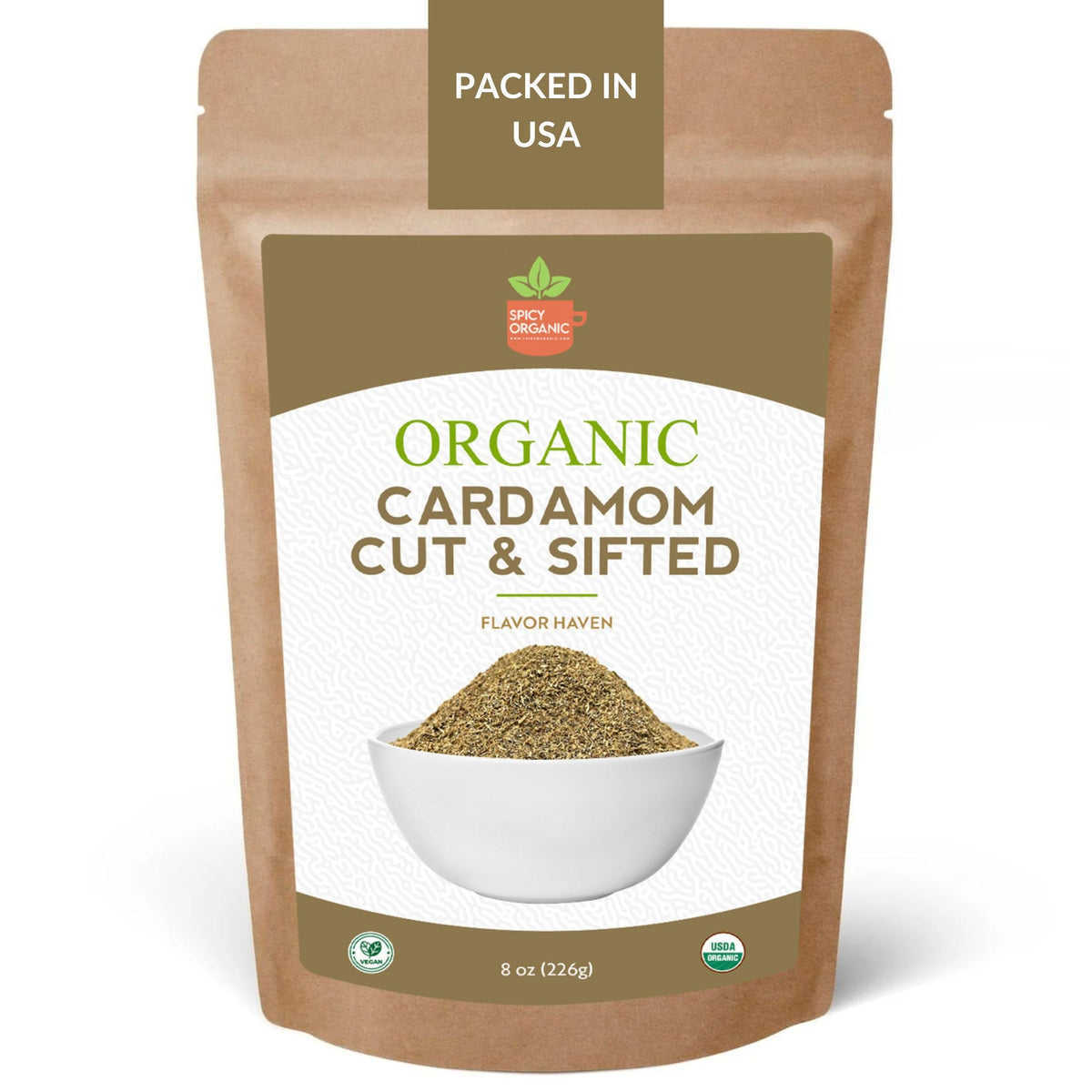 Organic Cardamom Cut & Sifted – For Chai & Tea Blends