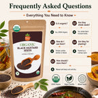 Organic Black Mustard Seeds – For Pickling & Tempering