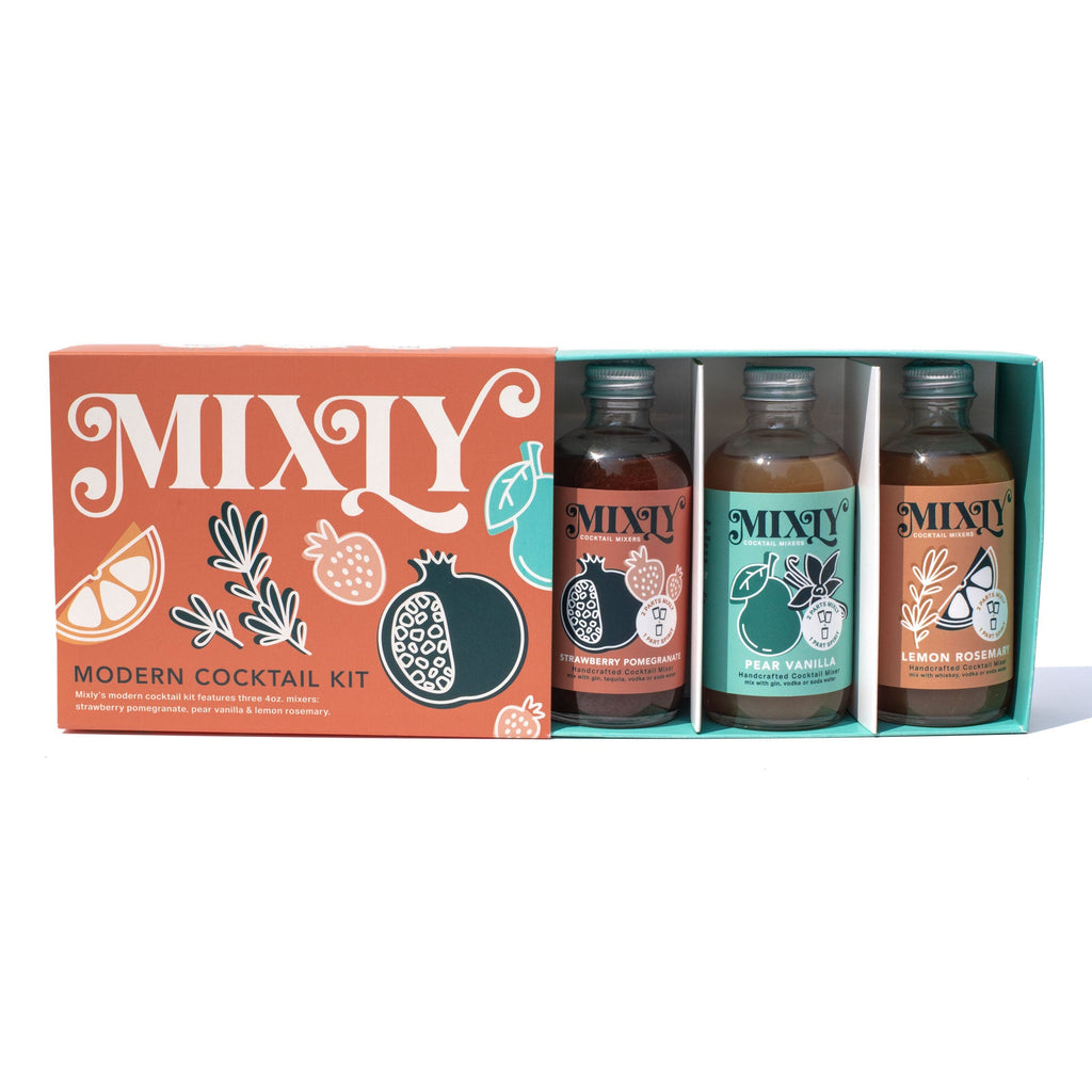 Modern Cocktail Mixer Set | Non Alcoholic Cocktail or Mocktail Mixer Gift Kit