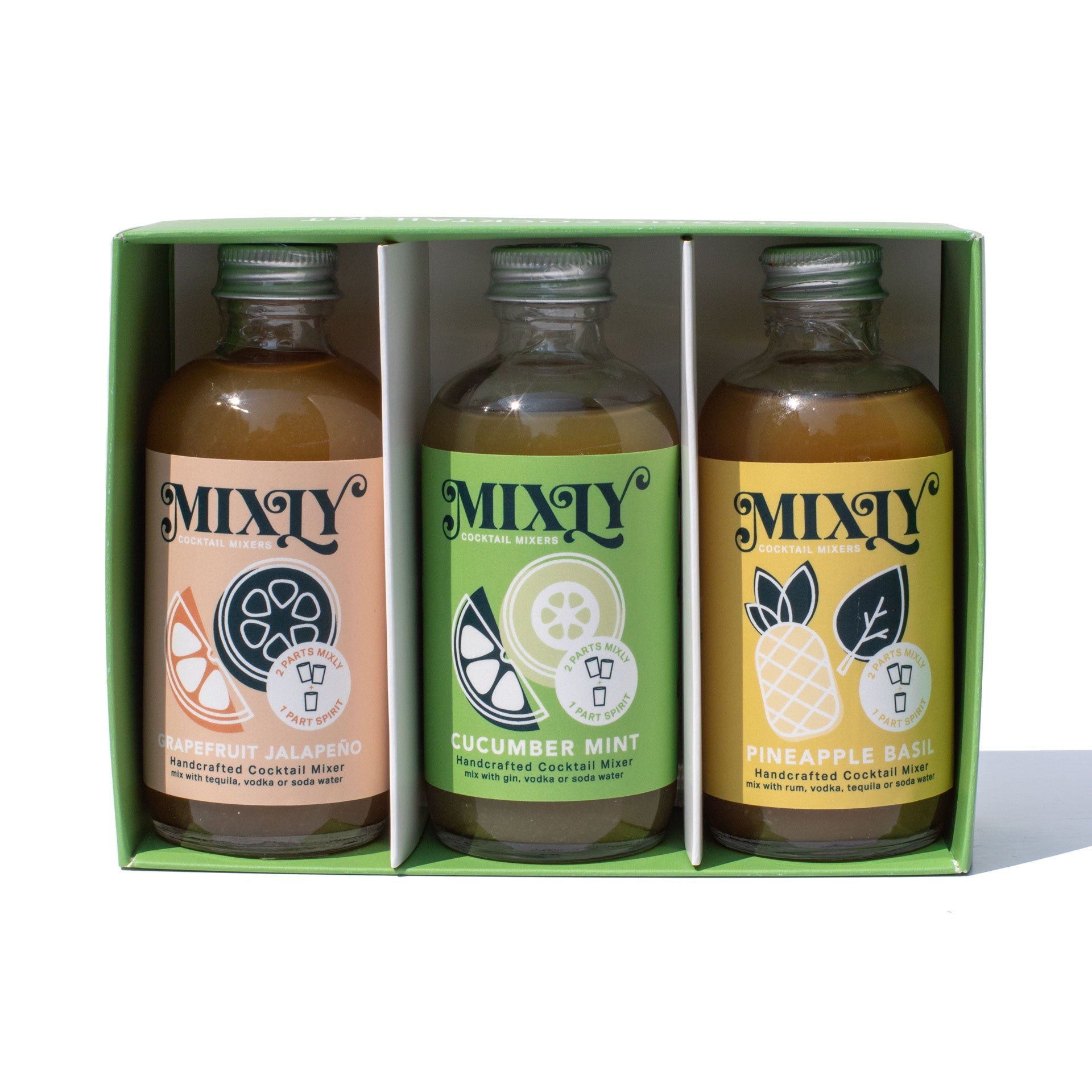 Classic Cocktail Mixer Set | Non Alcoholic Cocktail Mixers & Margarita Mixer Gift Kit