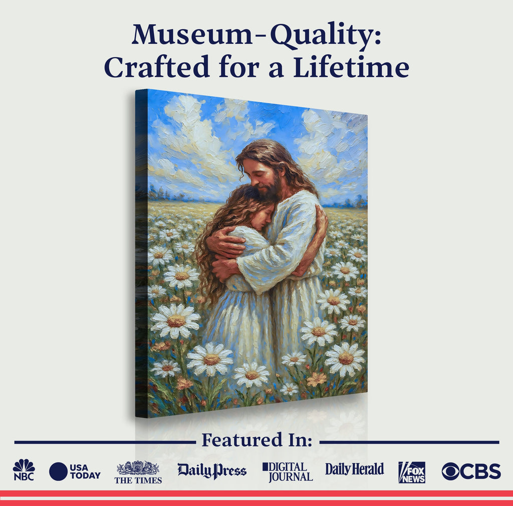 Jesus With Children Faith Wall Art
