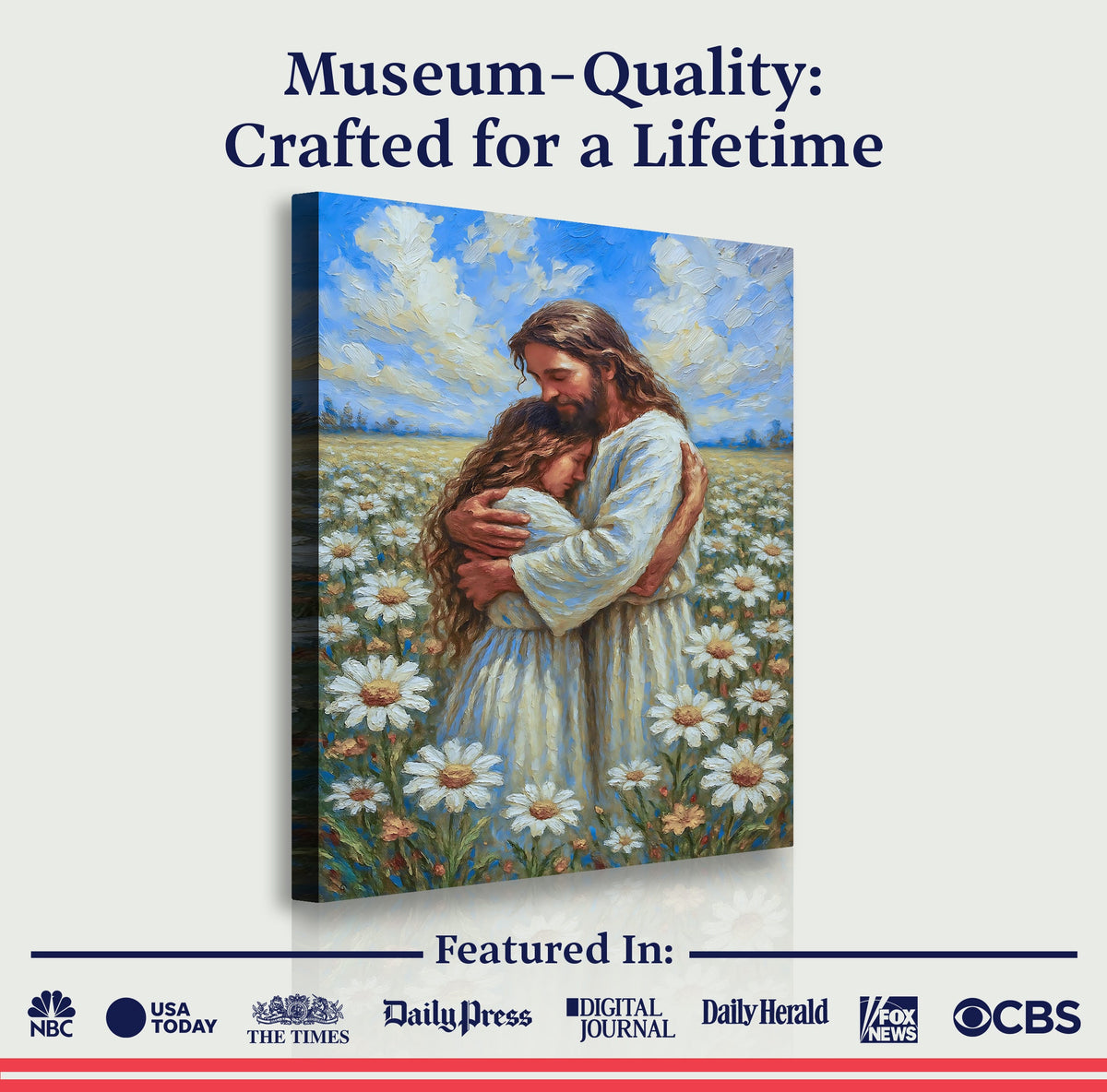 Jesus With Children Faith Wall Art