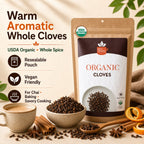 Organic Whole Cloves – For Mulled Wine, Biryani & Spiced Tea