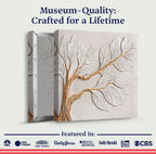Calm In Ivory Clay Wall Art