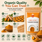 Organic Turmeric Powder – For Golden Milk & Curries