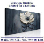 Floral Clay Relief Wall Art