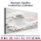 Ocean Waves Abstract Wall Art