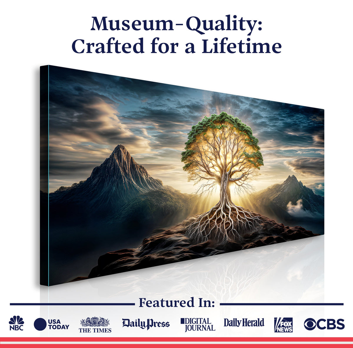 Burning Bush - Faith Wall Art VIII