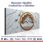 Celtic Tree of Life Wall Art - White
