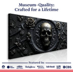 Rose and Skull Wall Art VI