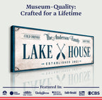 Personalized Lake House Sign IV