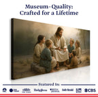 Jesus with Children Faith Wall Art III