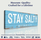 Stay Salty Coastal Sign IV