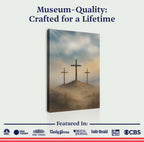 Three Crosses on Calvary Faith Wall Art II