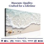 Serene Ocean Wave Coastal Wall Art X