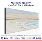 Serene Ocean Wave Coastal Wall Art IV