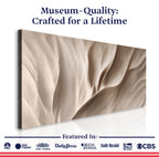 Soft Waves of Elegance Wall Art