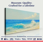 Serene Ocean Wave Coastal Wall Art XIII