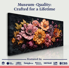 Colorful Floral Realistic Wall Art