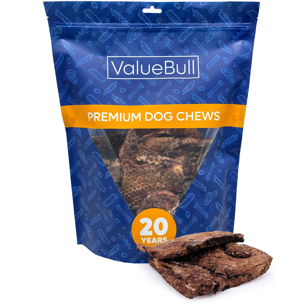 ValueBull Beef Lung Wafers for Dogs, 2 Pounds