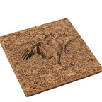 Etched Cork Coaster | Multiple Designs | Single Coaster | RCK Creations & More