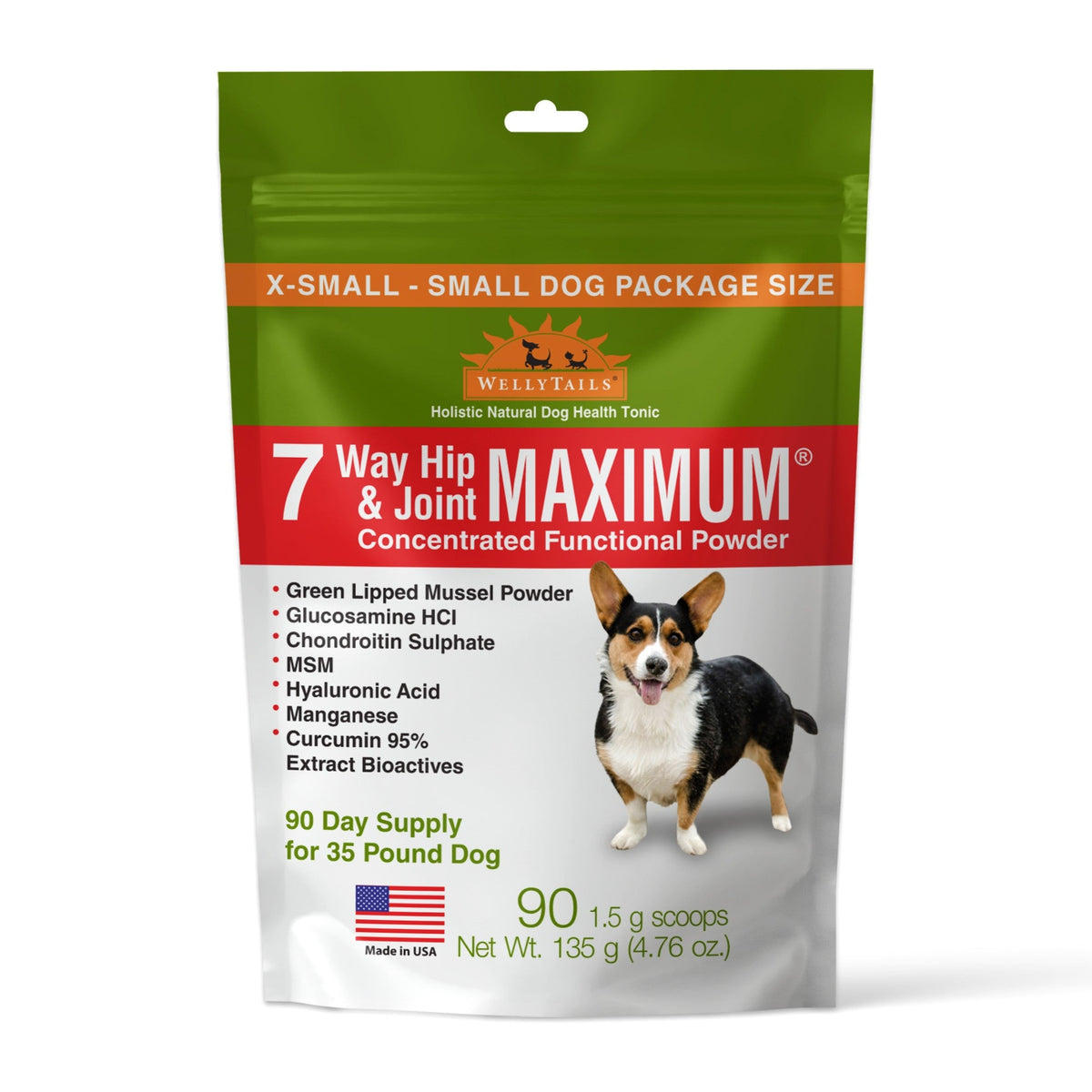 7 Way Hip & Joint MAXIMUM  Dog Joint Supplement  Made in USA