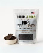 Beef Liver Dog Treats, 5 Ounce Bag, Single Ingredient, High Protein