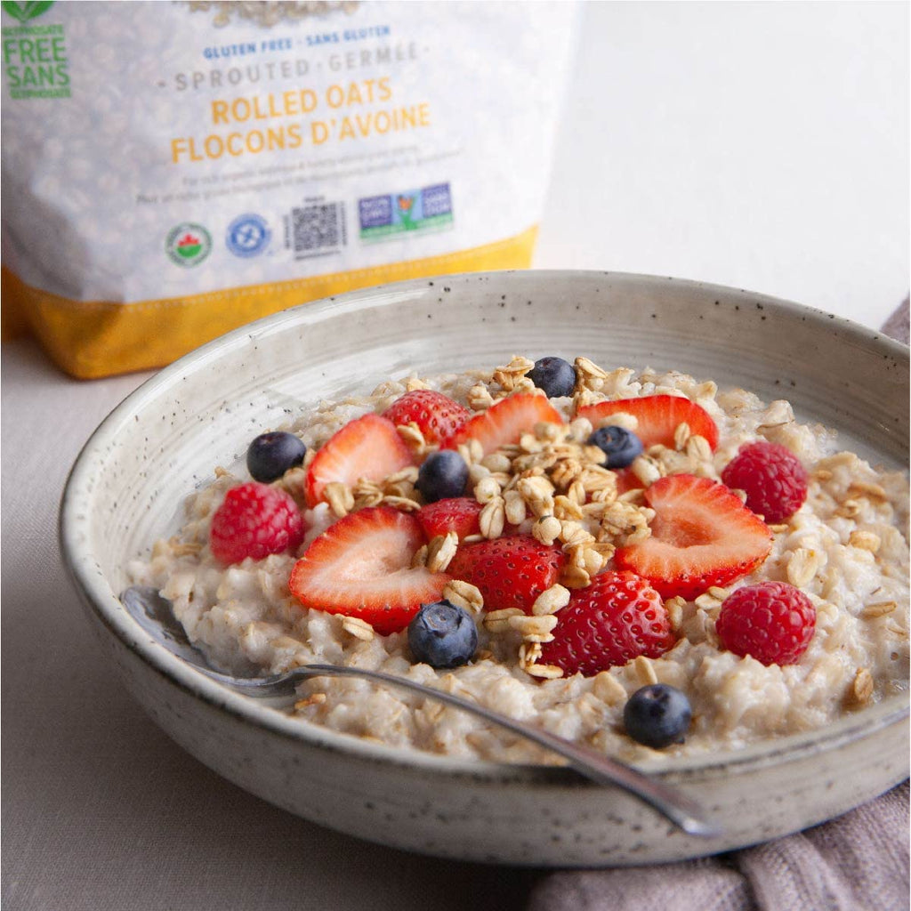 One Degree Organic Foods Sprouted Rolled Oats, 45 oz (Case of 4)