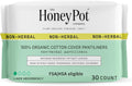 The Honey Pot Non-Herbal Everyday Pantiliners, 30 ct