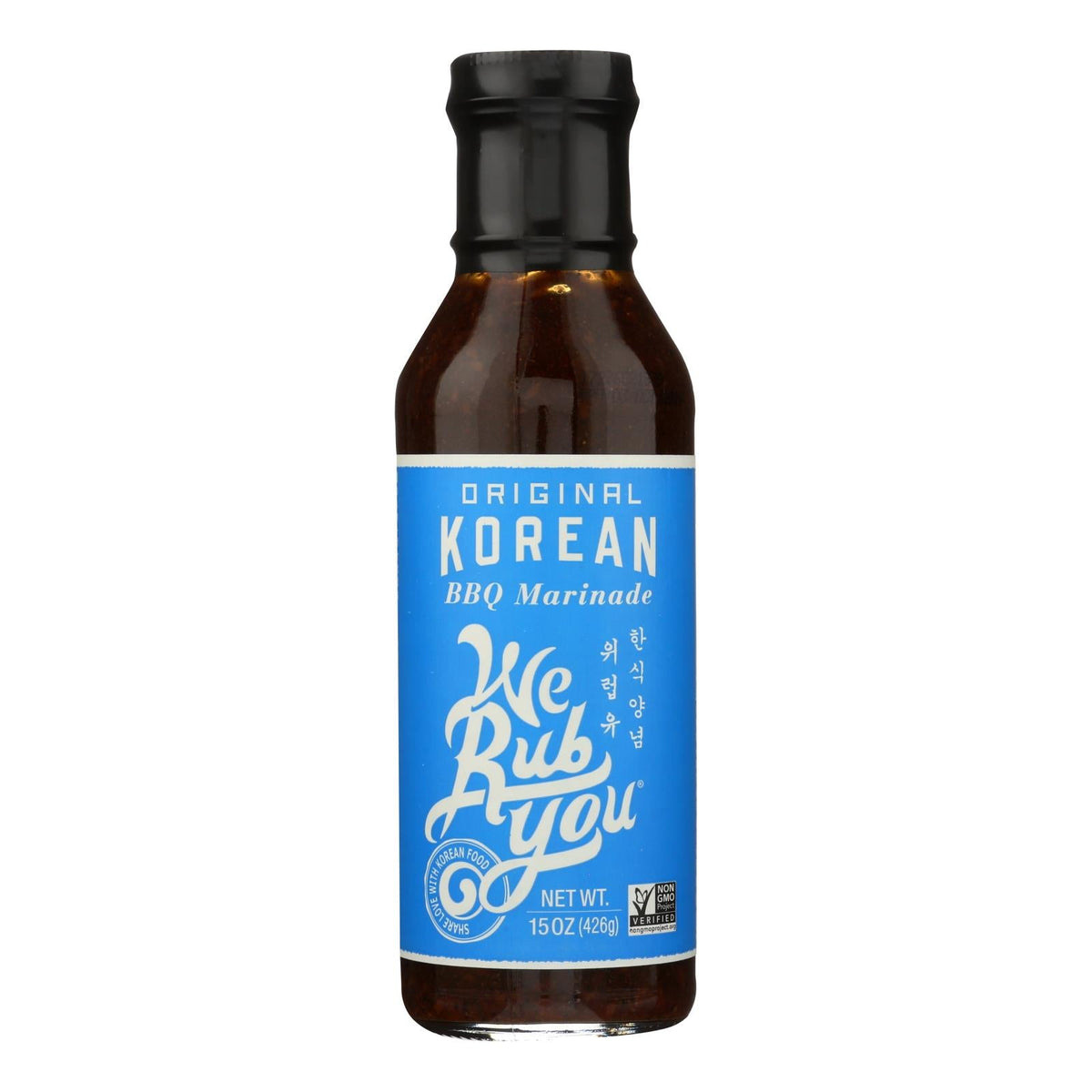 We Love You Original Korean BBQ Sauce & Marinade, 15 oz (Case of 6)
