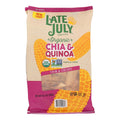 Late July Chia & Quinoa Tortilla Chips, 10.1 oz (Case of 9)